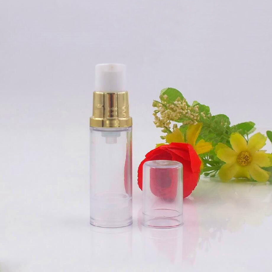 Essence Serum Toner - 5ML clear plastic airless bottle gold