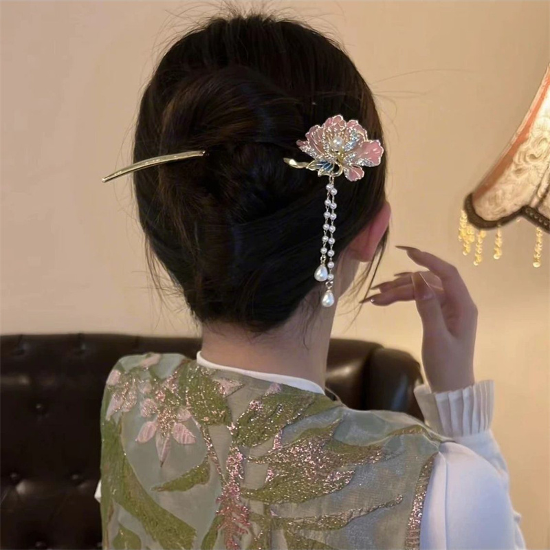 Tassel Hanfu Hair Chopsticks H - огляд і ціна Hanbok Hair Pin