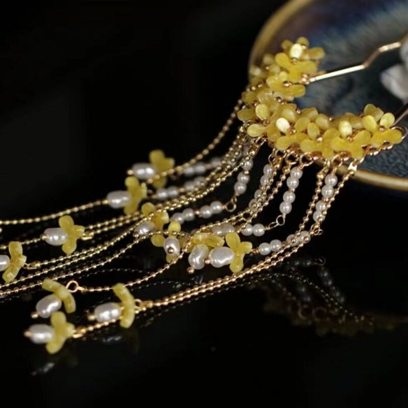 Ancient Style Osmanthus Hairpi - огляд і ціна Hanbok Hair Pin