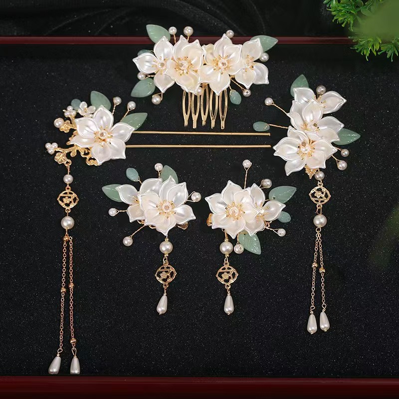 Tea Flower Hanfu Ancient Style - огляд і ціна Hanbok Hair Pin