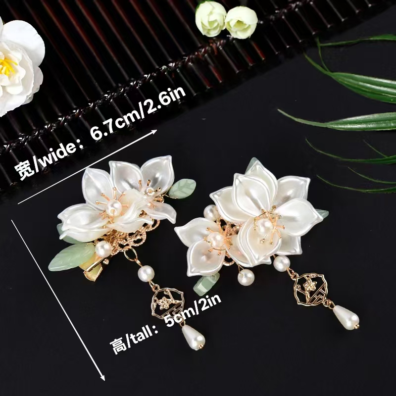 Tea Flower Hanfu Ancient Style - огляд і ціна Hanbok Hair Pin