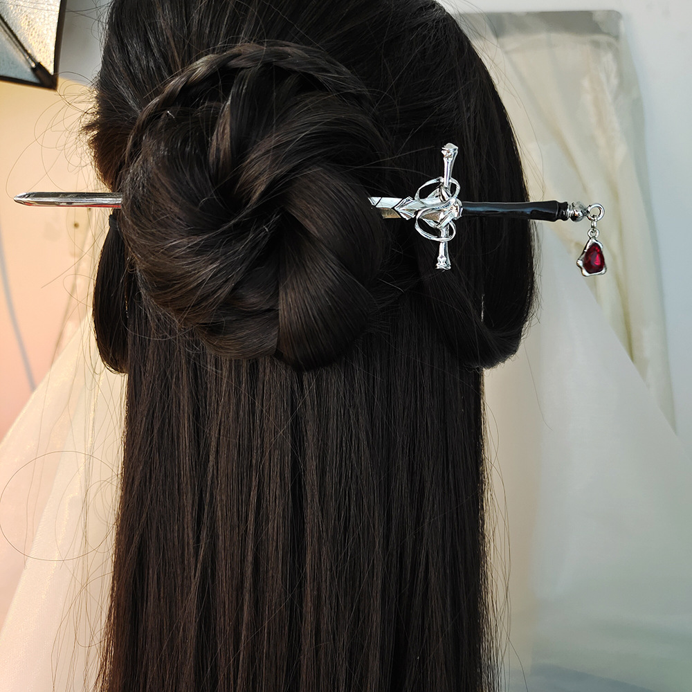 Chinese Sword Shaped Hair Stic - огляд і ціна Hanbok Hair Pin