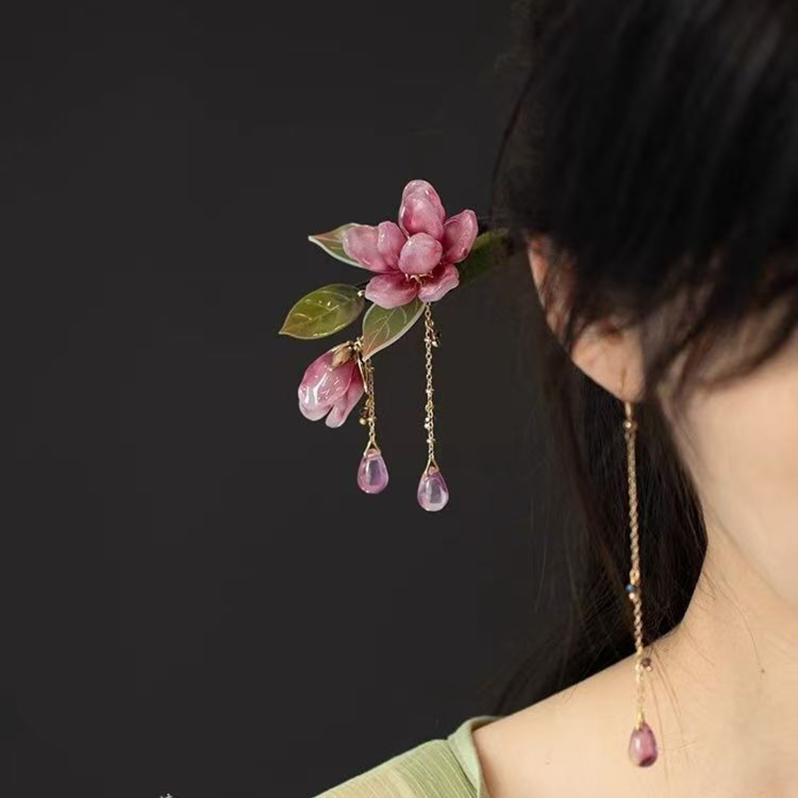 Floral Hair Stick Chinese Styl - огляд і ціна Hanbok Hair Pin