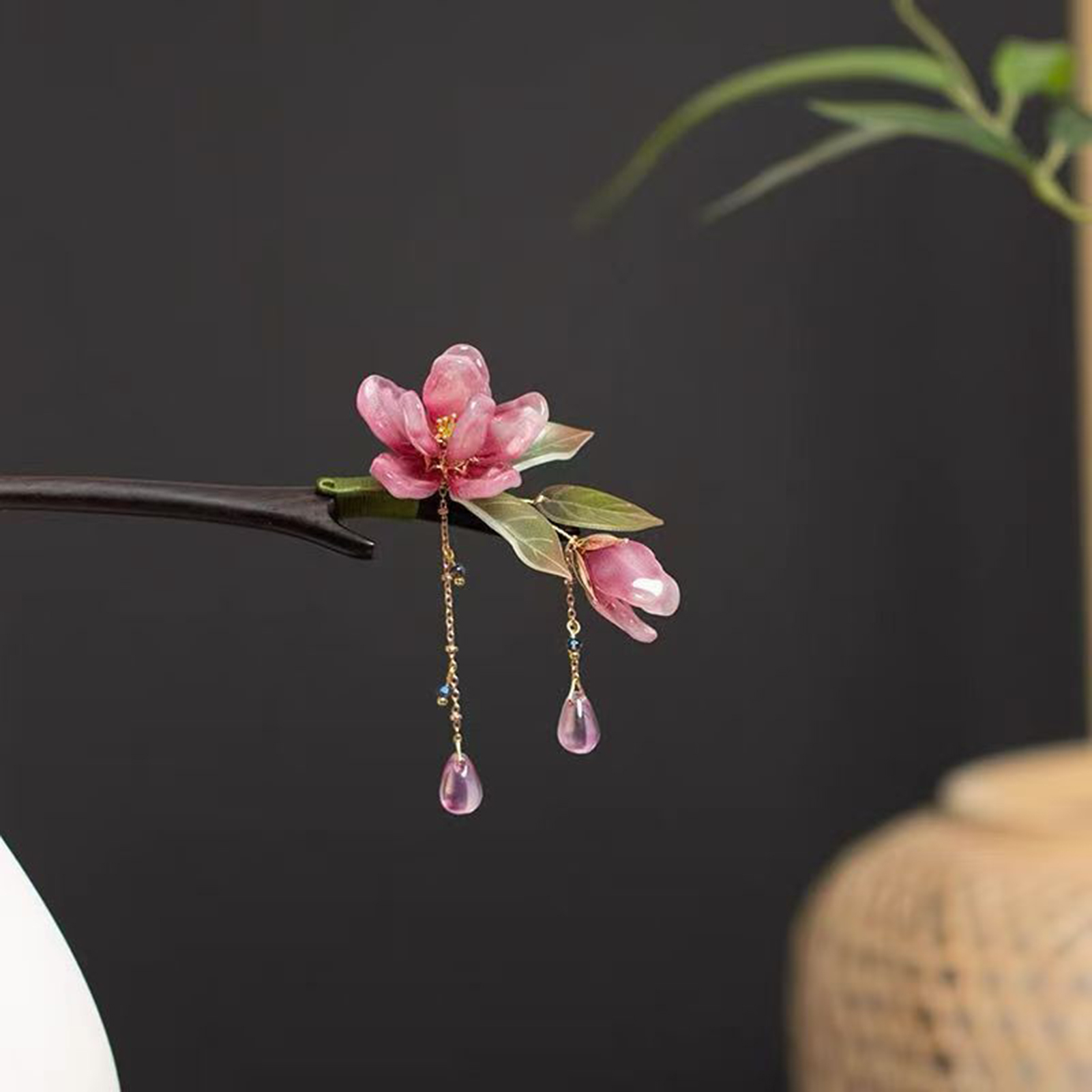 Floral Hair Stick Chinese Styl - огляд і ціна Hanbok Hair Pin
