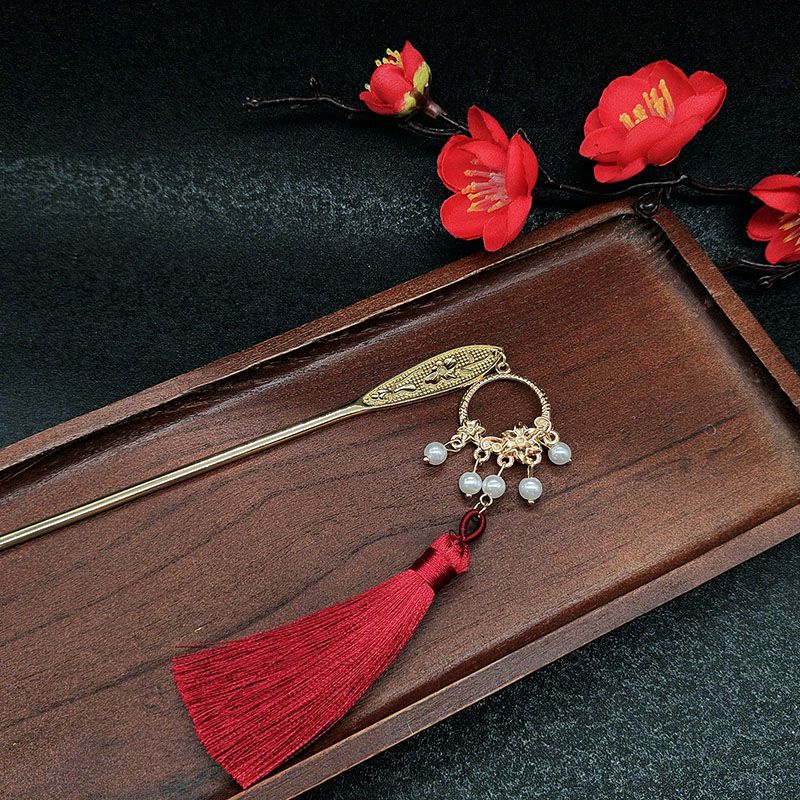 Ancient-Style Tassel Lotus Hai - огляд і ціна Hanbok Hair Pin